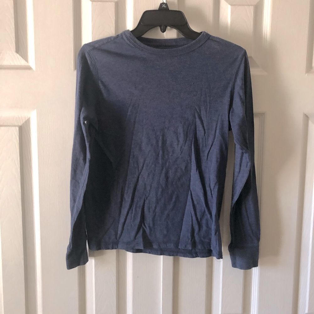 6/$20 Arizona Jean Co. blue heather long sleeve shirt size XL 14/16